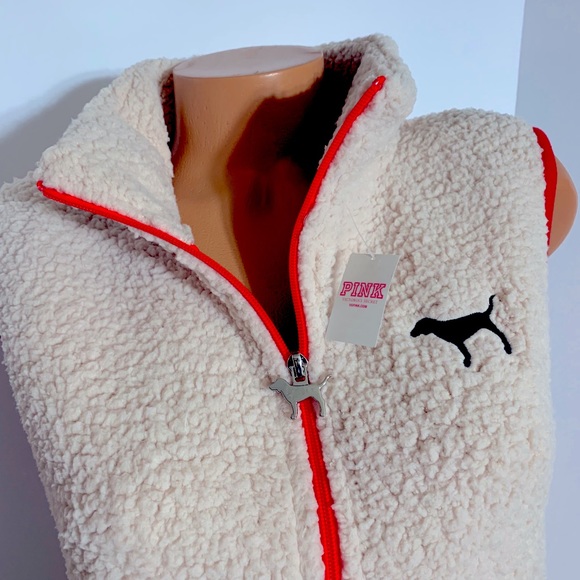 Victorias Secret Sherpa LARGE vest - Picture 5 of 6